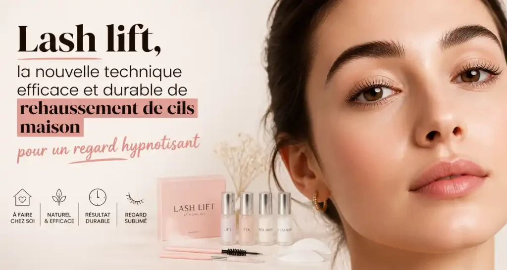 Lash lift, la nouvelle technique efficace et durable de rehaussement de cils maison pour un regard hypnotisant