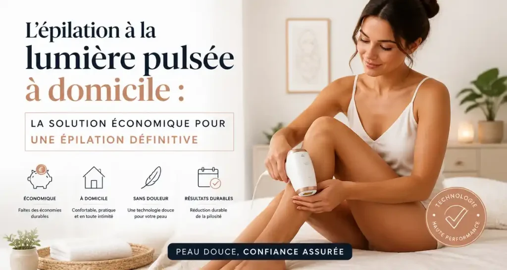 L’épilation à la lumière pulsée à domicile : la solution économique pour une épilation définitive