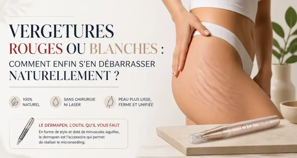 Vergetures rouges ou blanches : comment enfin s’en débarrasser naturellement ?