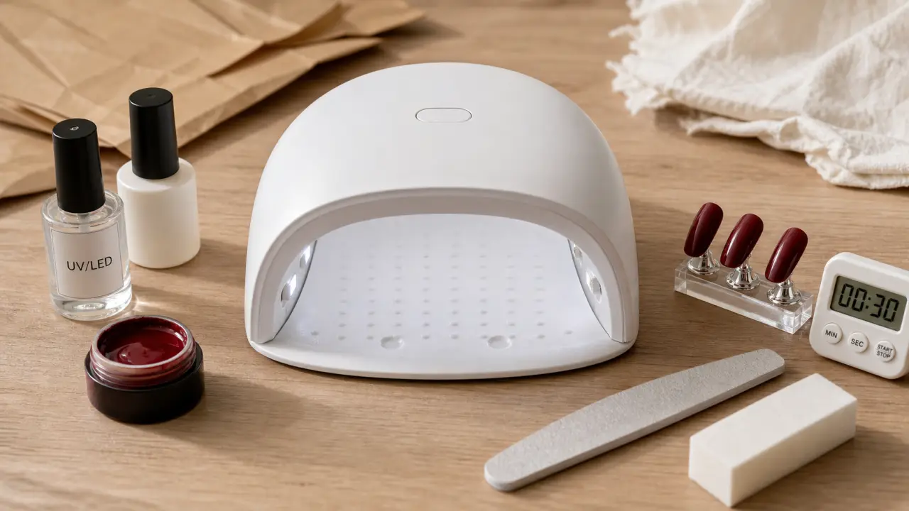 Machine vernis semi permanent : lampe UV/LED et kit complet pour manucure gel