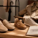 Chaussures mi saison femme : mocassins, babies et baskets légères beige