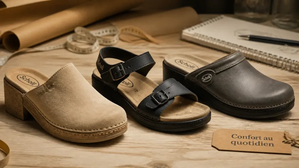 Sandales, mules ou sabots Scholl femme : quel modèle choisir selon votre journée ?