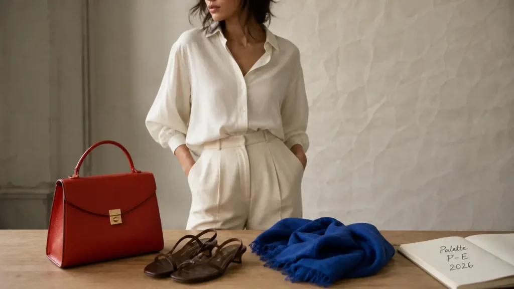 Cloud Dancer, jaune beurre et cobalt, les couleurs tendance de la mode printemps-été 2026
