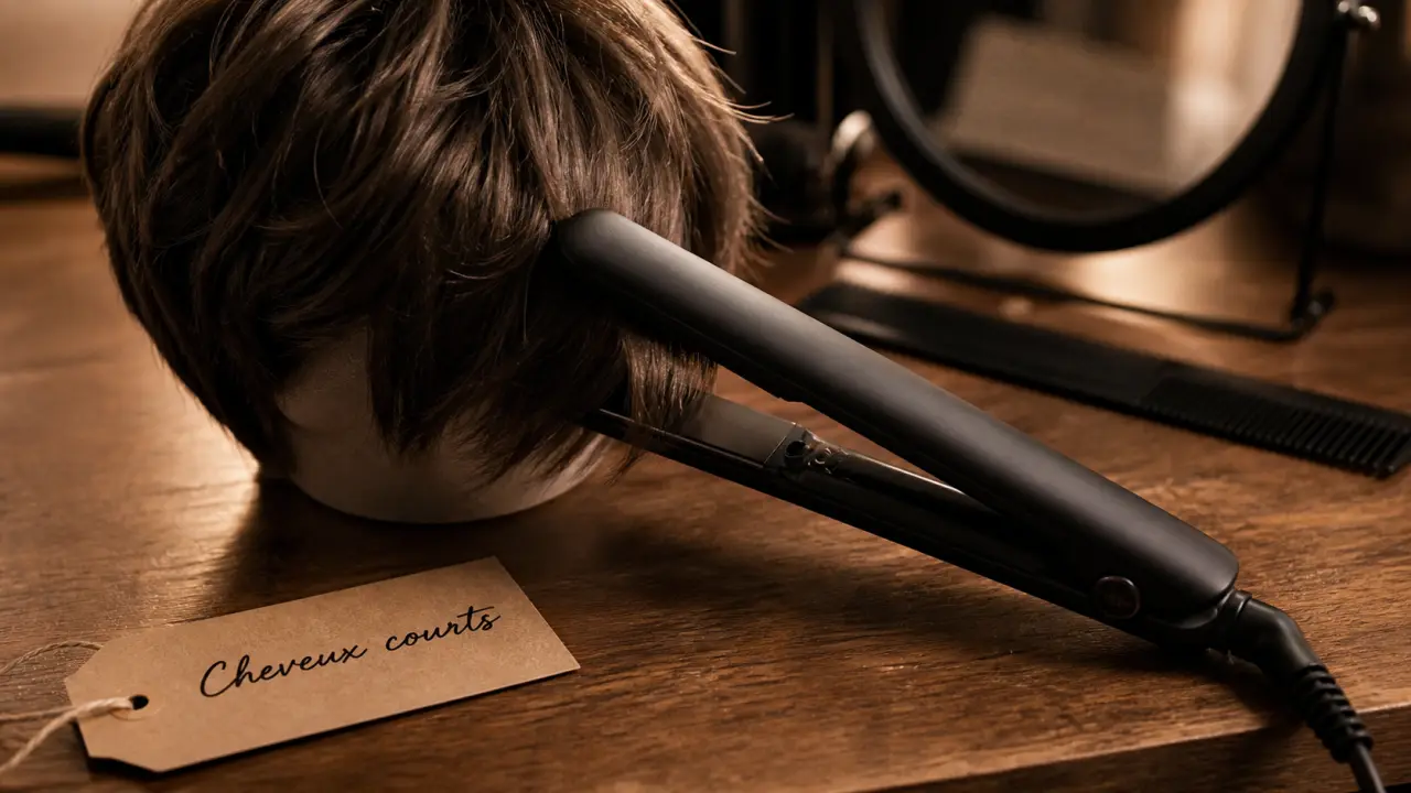 Lisseur pour cheveux courts : plaques fines pour racines nettes sur mèches pixie