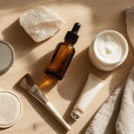 nuxe soin visage : flacon sérum et crème hydratation 48 h anti-âge