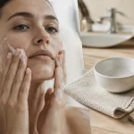 Soin nettoyant visage : massage visage texture idéale