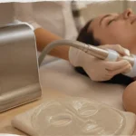 Soin visage LPG en institut : appareil LPG et masque visage