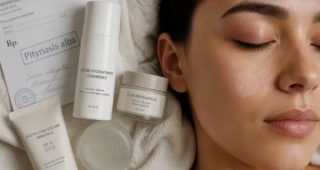 Dartre sur le visage : comment reconnaître ces plaques sèches et les soigner efficacement