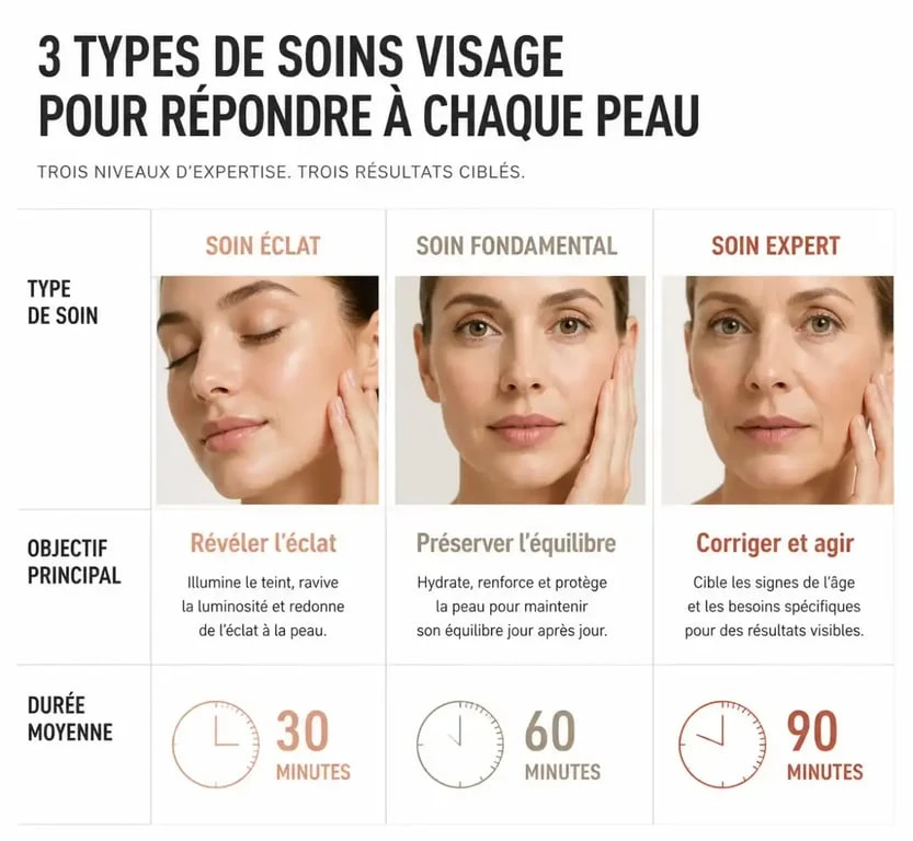 Tarif beauty success soin visage : comparatif des soins Éclat, Fondamental et Expert