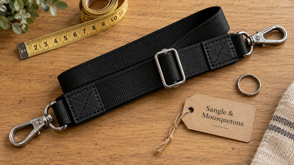 Sangle de sac à main : vérifiez la largeur avant de choisir le mousqueton