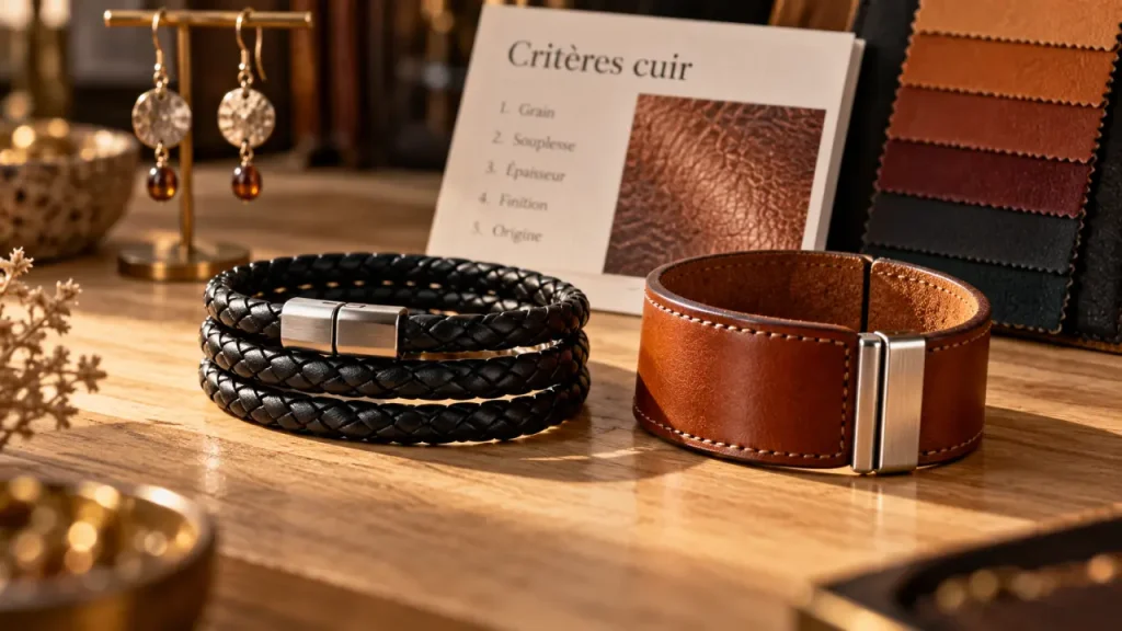 Bijoux cuir femme : une pièce qui change de couleur, pas toute votre collection