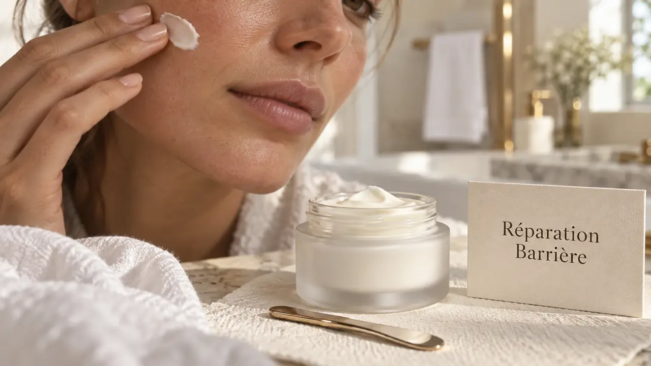 Crème réparatrice visage apaisant les rougeurs, sans alourdir la peau